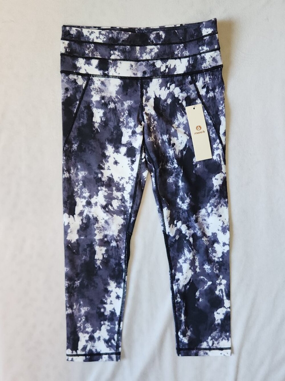 Mono B Marbled Capri Leggings